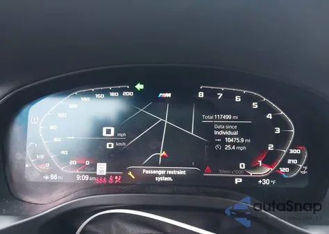 2021 BMW X3 M40I z USA, uszkodzony, nr VIN 5UXTY9C02M9F22914